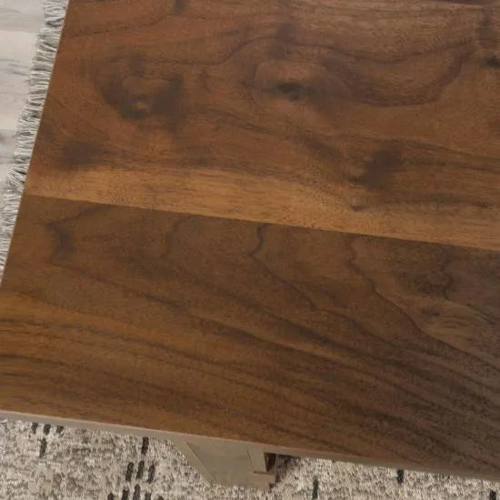 Premium Office Counter Height Work Bench (Oak, Chestnut & Walnut)