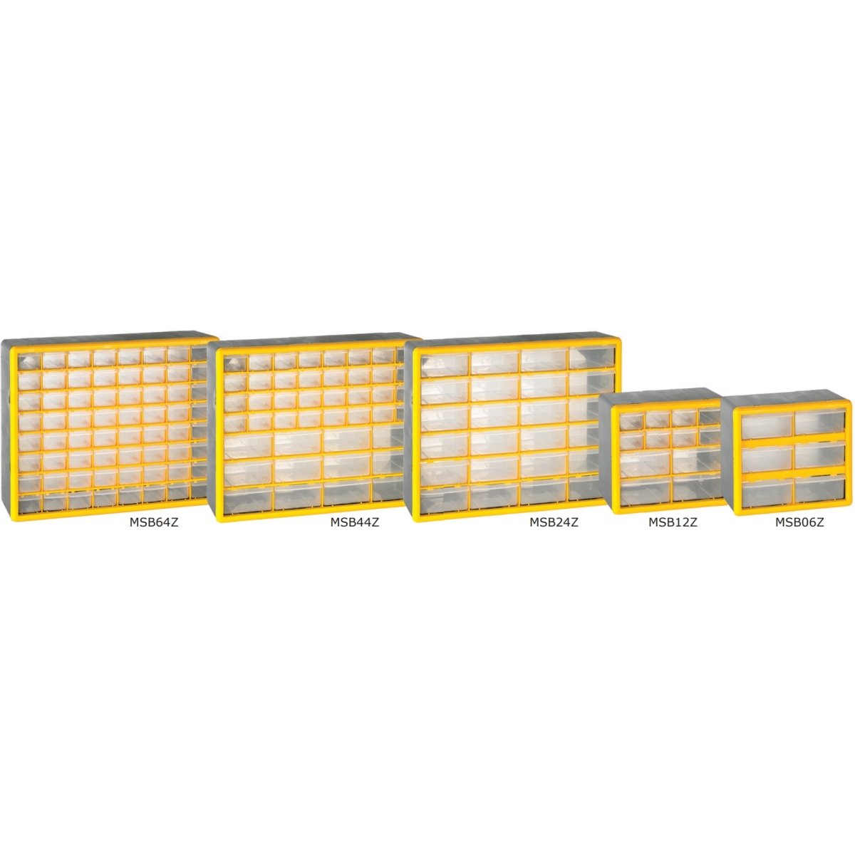 Clear Compartment Storage Boxes For Workshop and Garage Storage