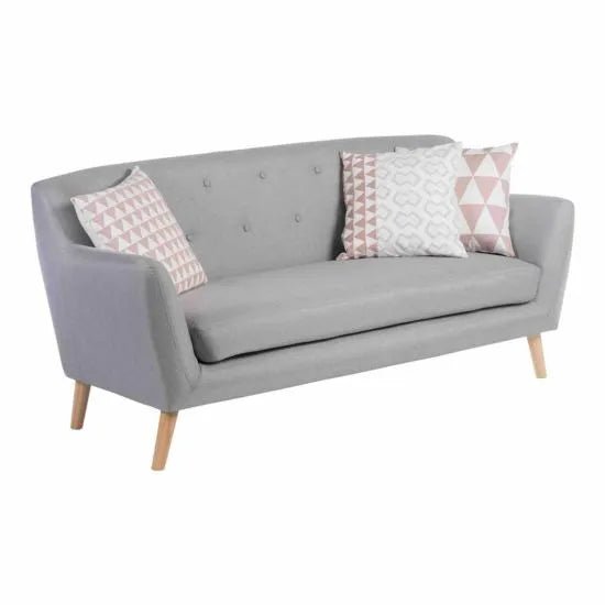 Office Skandi 3 Seater Sofa Grey - Warehouse Storage Products