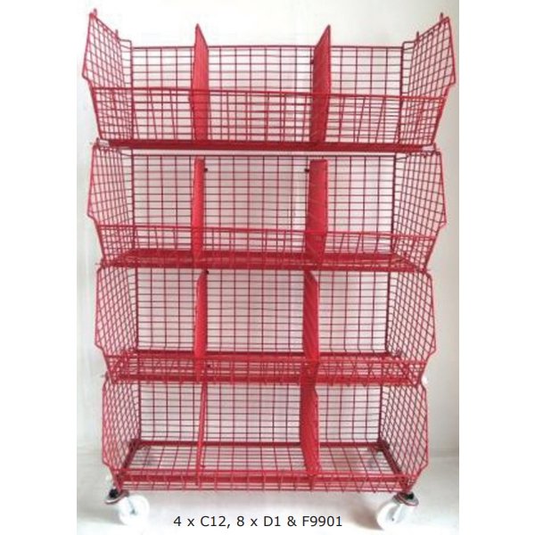 Shop And Warehouse Display Basket Stands - Warehouse Storage Products