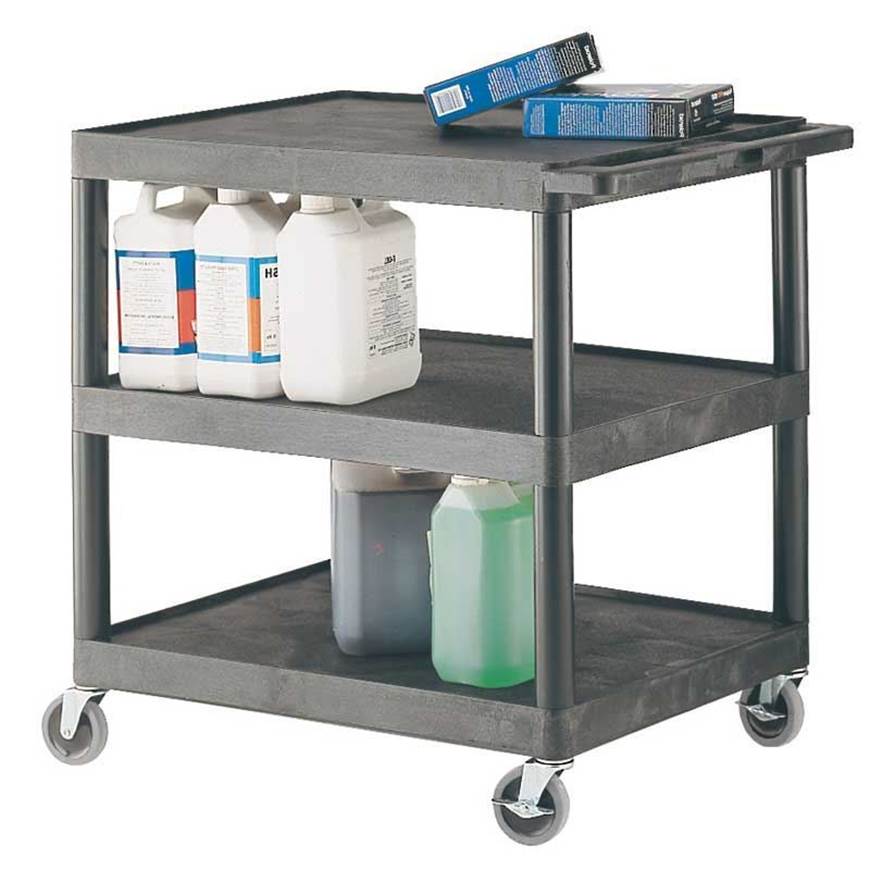 Super Strength Plastic Multi Purpose Trolleys (10 Variations Available) - Warehouse Storage Products