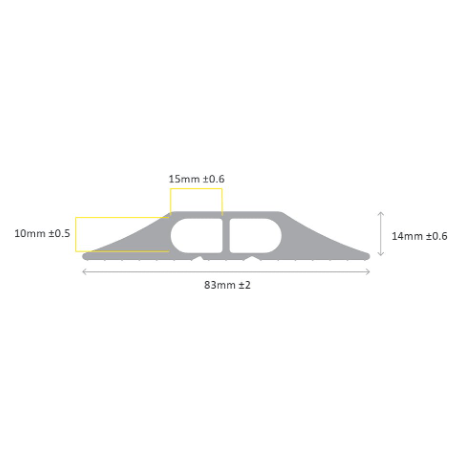 CablePro Data 3M & 9M Multi Cable Protector - Warehouse Storage Products
