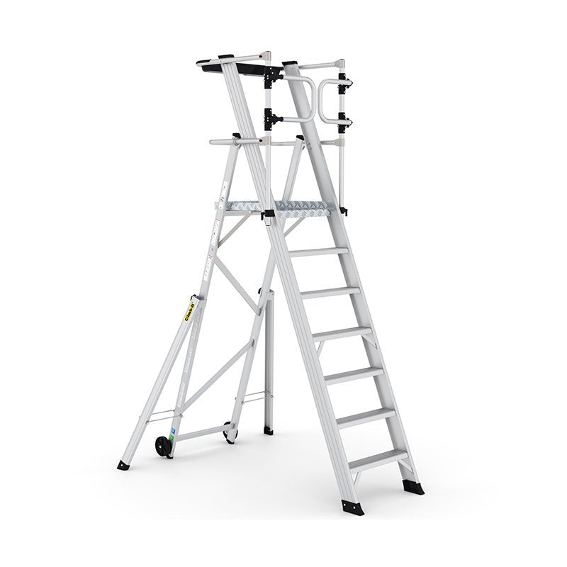 Climb - It Large Platform Steps with Safety Gates - Warehouse Storage Products