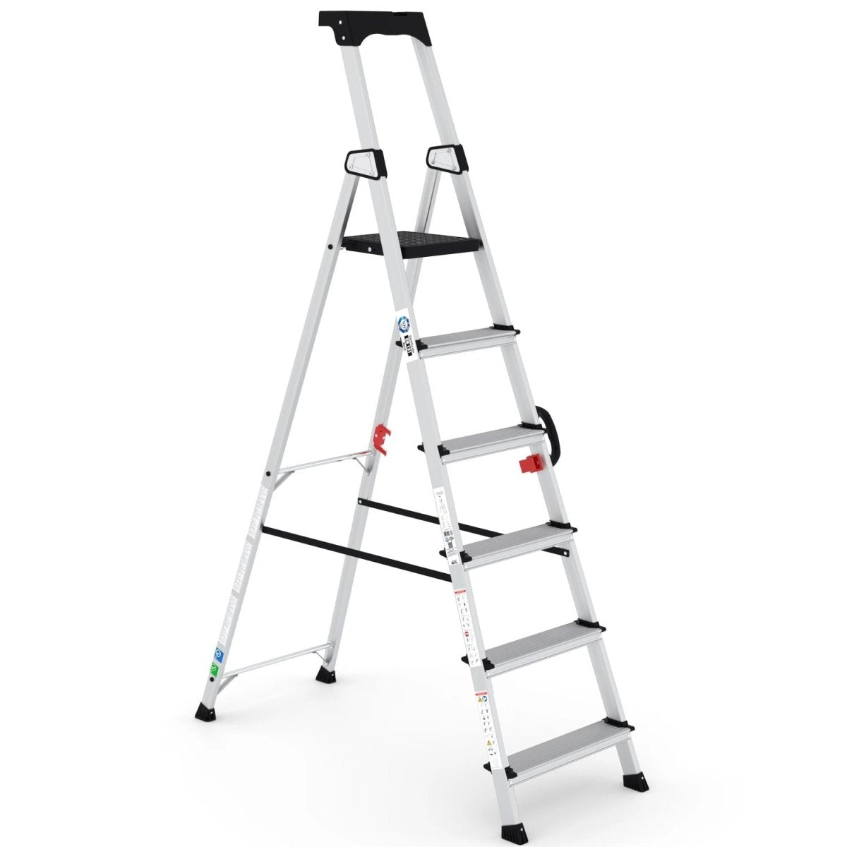 Climb - It Professional Aluminium Stepladders with Carry Handle - Warehouse Storage Products