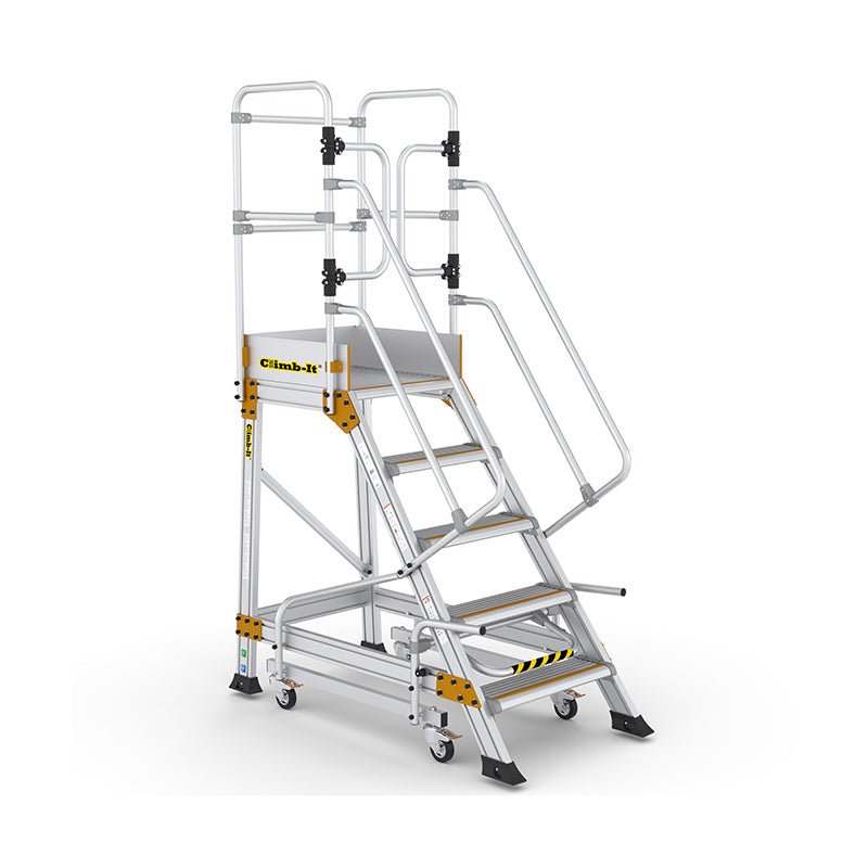 Climb - It Safety Steps with Safety Lock - Warehouse Storage Products