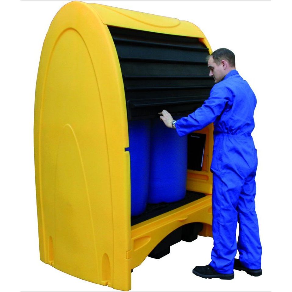 Covered Drum Storage System - Warehouse Storage Products