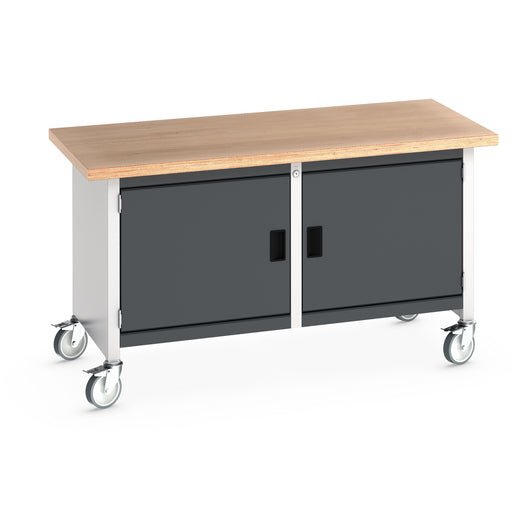 Cubio Storage Benches with Adjustable Shelves (On Wheels) - Warehouse Storage Products