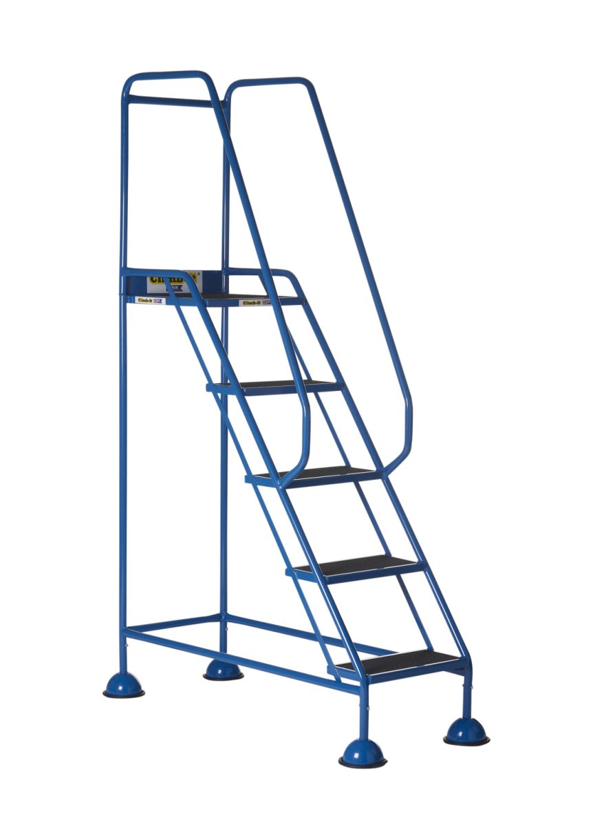 Domed Feet Steps (Blue) - Warehouse Storage Products