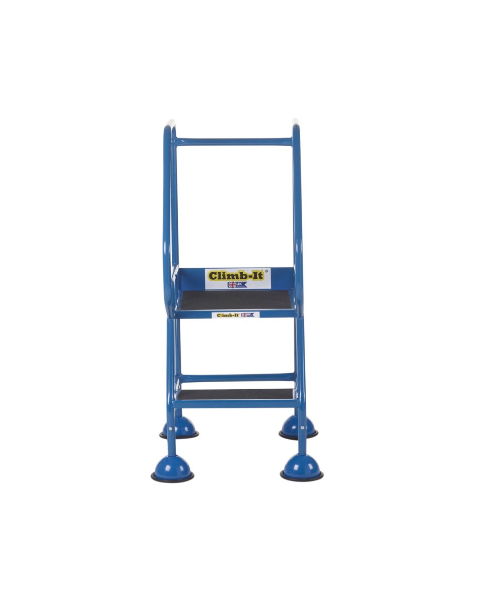 Domed Feet Steps (Blue) - Warehouse Storage Products