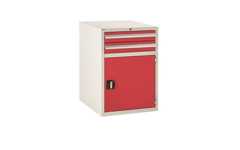 Euroslide Cabinet - 2 Drawers & Cupboard - Warehouse Storage Products