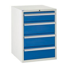 Euroslide Cabinet - 4 Drawers - Warehouse Storage Products