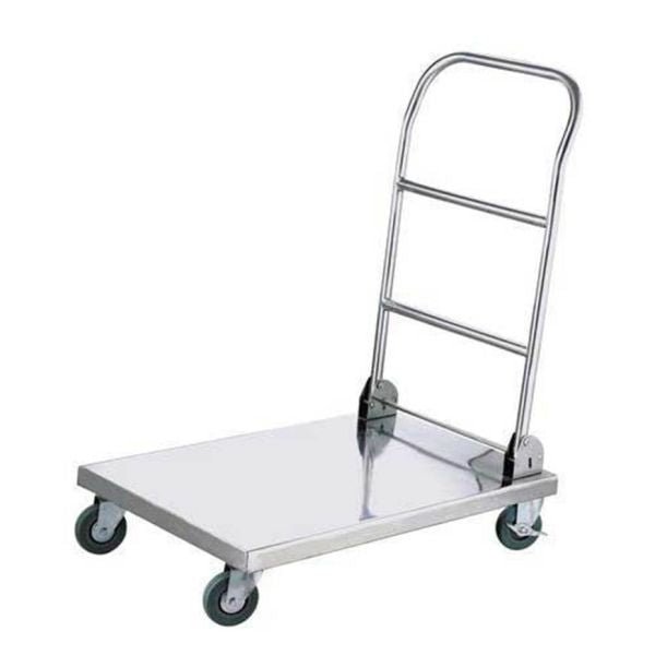 Folding Stainless Steel Trolleys - Warehouse Storage Products