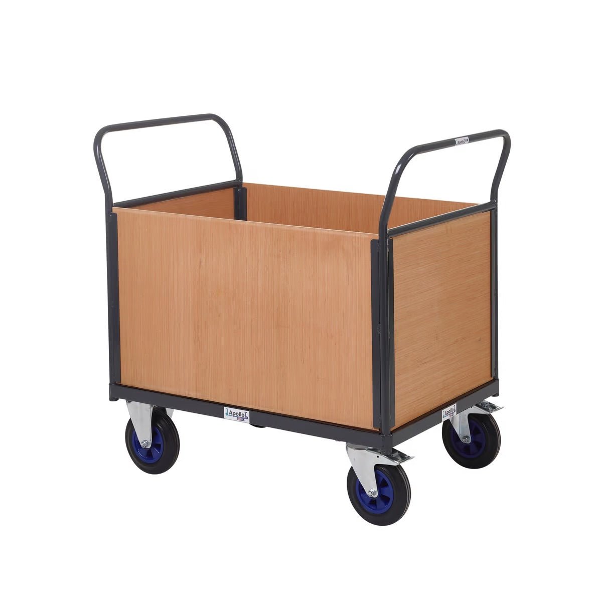 Heavy Duty Platform Trucks with Timber Sides & Ends - Warehouse Storage Products