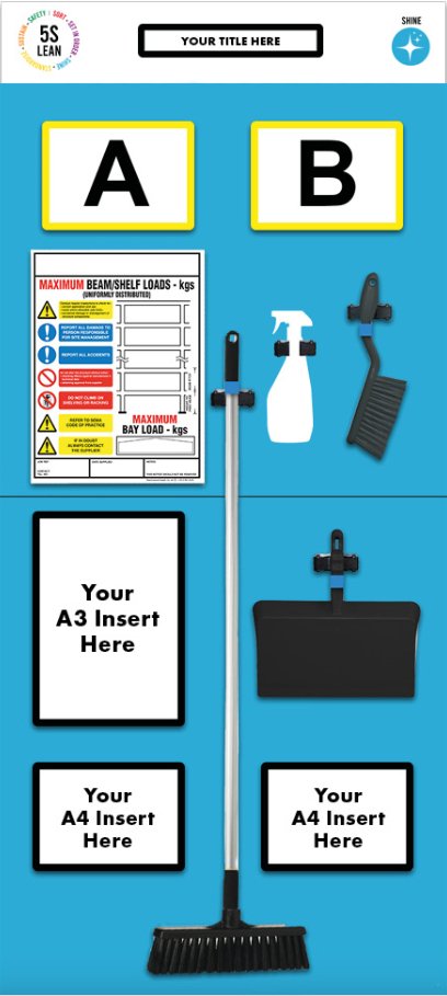 Rack End Cleaning Board (Double) - Warehouse Storage Products