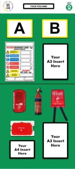 Rack End Fire Safety Board (Double) - Warehouse Storage Products