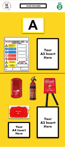 Rack End Fire Safety Board (Single) - Warehouse Storage Products