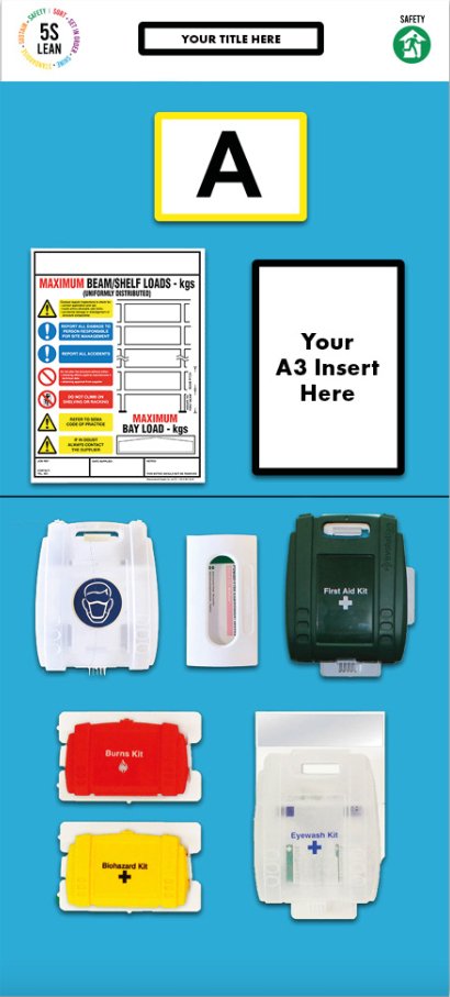 Rack End First Aid Board (Single) - Warehouse Storage Products