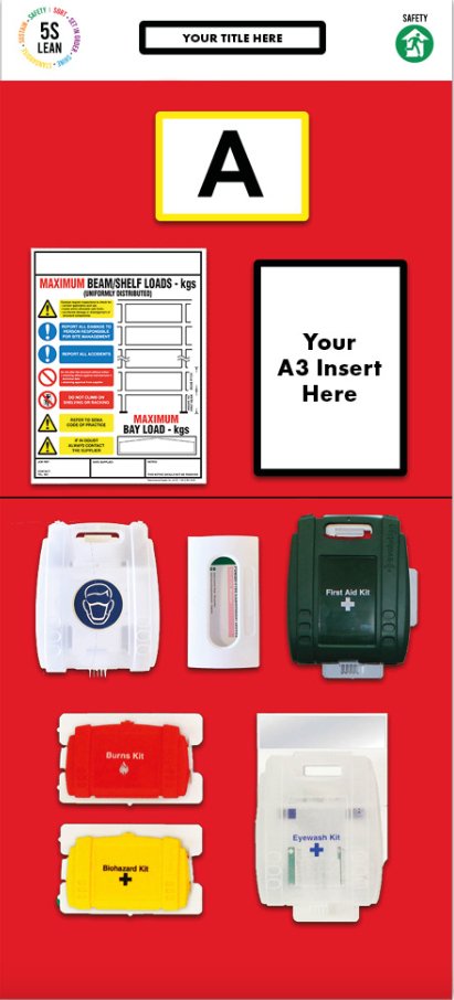 Rack End First Aid Board (Single) - Warehouse Storage Products