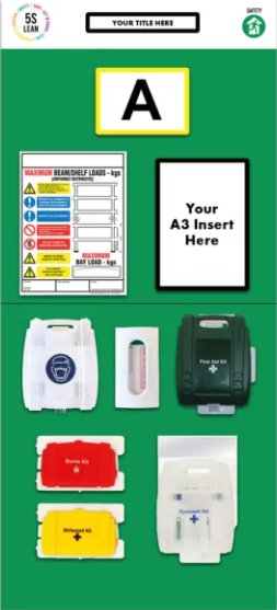 Rack End First Aid Board (Single) - Warehouse Storage Products