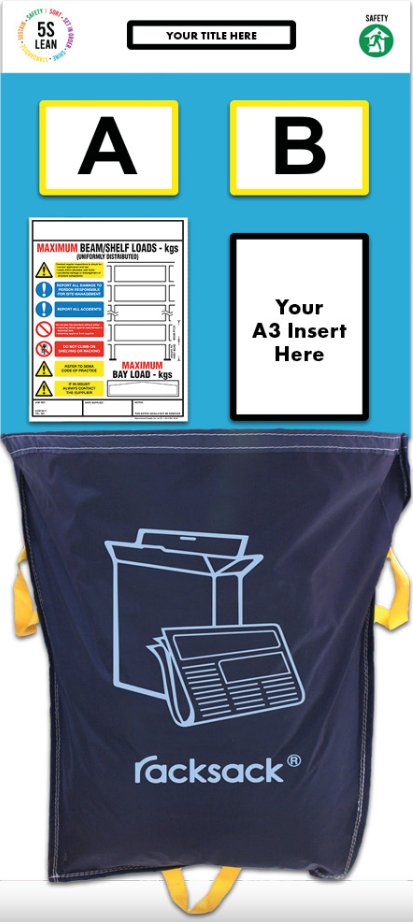 Rack End Rack Sack Board (Double) - Warehouse Storage Products