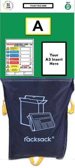 Rack End Rack Sack Board (Single) - Warehouse Storage Products