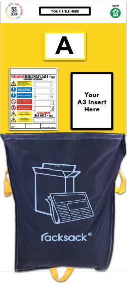 Rack End Rack Sack Board (Single) - Warehouse Storage Products