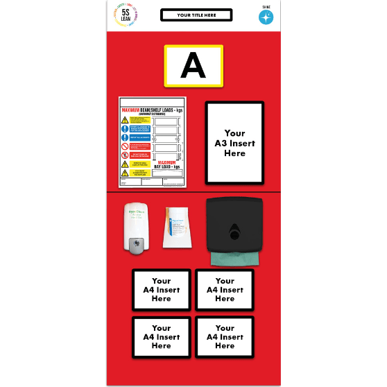 Rack End Sanitising Board (Single) - Warehouse Storage Products