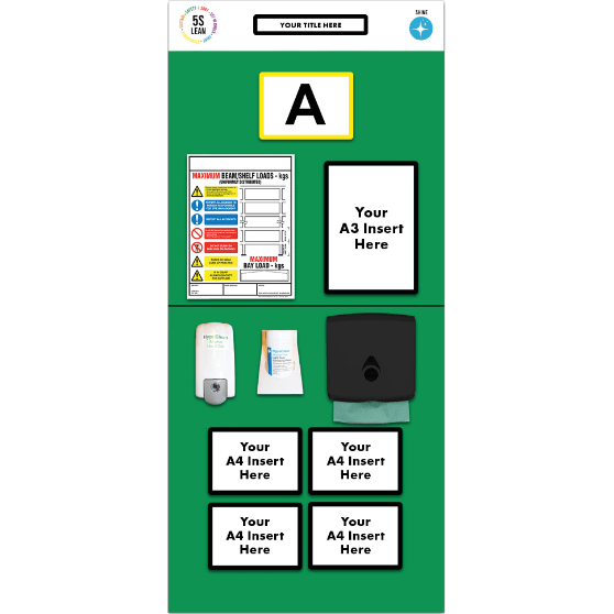 Rack End Sanitising Board (Single) - Warehouse Storage Products