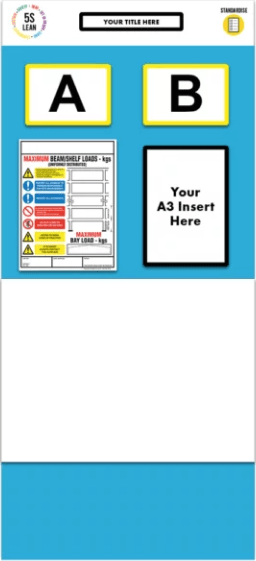 Rack End Whiteboard Board (Double) - Warehouse Storage Products