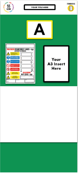 Rack End Whiteboard Board (Single) - Warehouse Storage Products