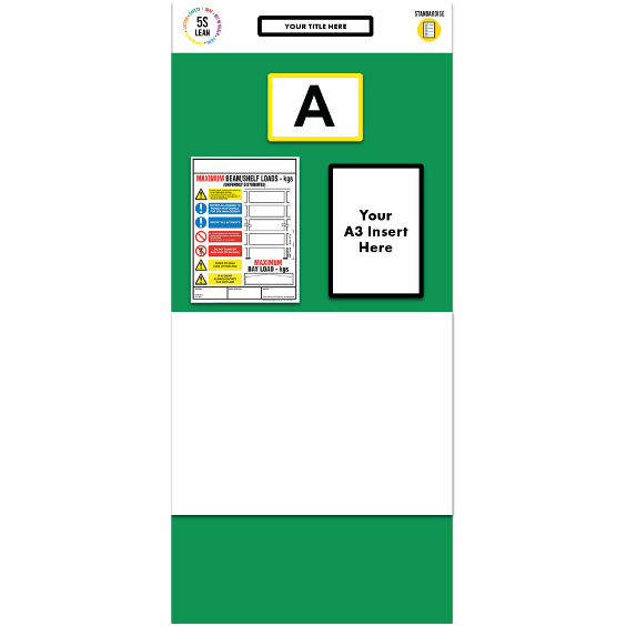 Rack End Whiteboard Board (Single) - Warehouse Storage Products