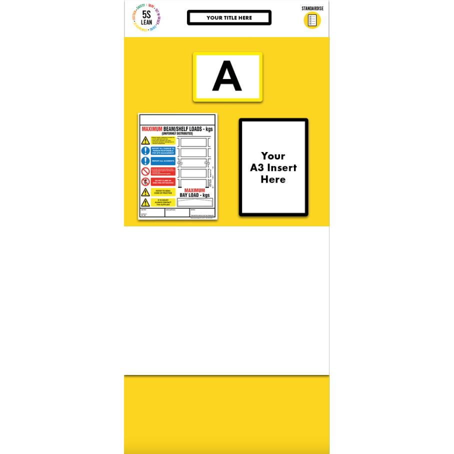 Rack End Whiteboard Board (Single) - Warehouse Storage Products