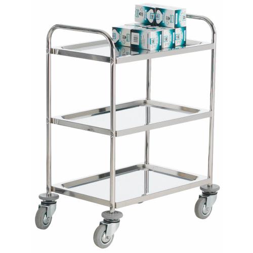 Stainless Steel Shelf Trolleys - Warehouse Storage Products