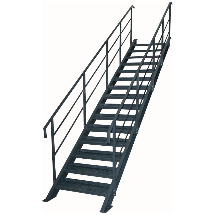 Steel Mezzanine Staircase - Warehouse Storage Products