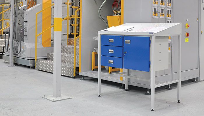 Team Leader Workstations with Sloping Top - Warehouse Storage Products