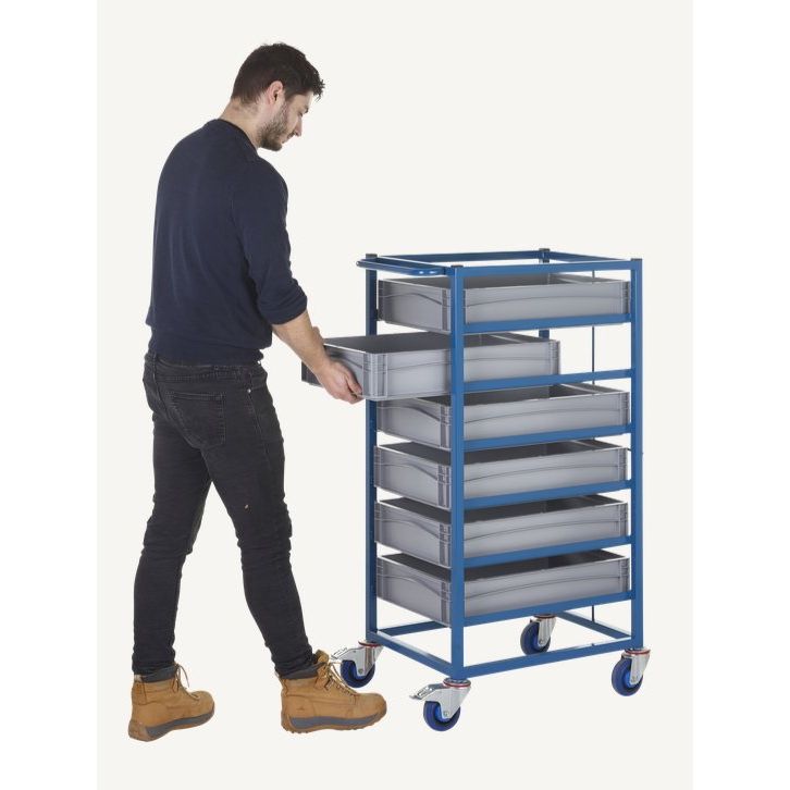 Tray Racks with Containers - Warehouse Storage Products