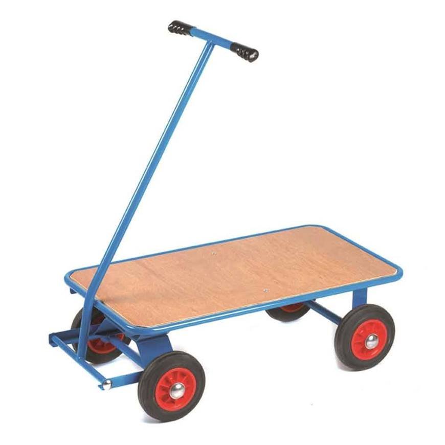 Utility Turntable Trucks - 260mm Pneumatic Wheels - Warehouse Storage Products