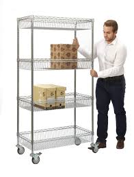 Wire Mesh Trolley - Warehouse Storage Products