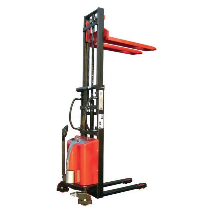 1000Kg 2.5m Electric Lift Pallet Stacker - Warehouse Storage Products