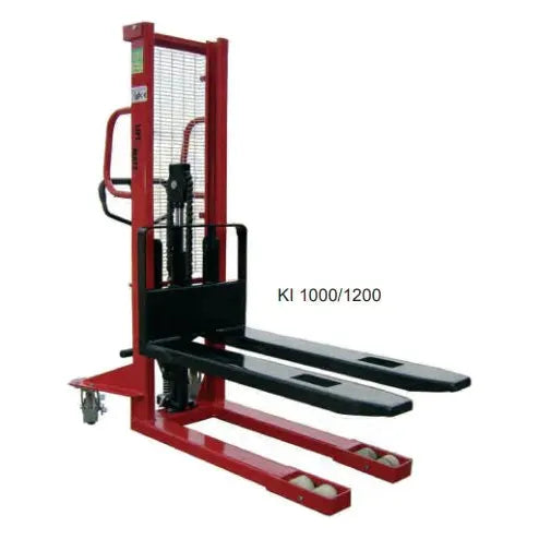 1.6m Manual Hydraulic Pallet Stacker 1500KG Load Capacity - Warehouse Storage Products