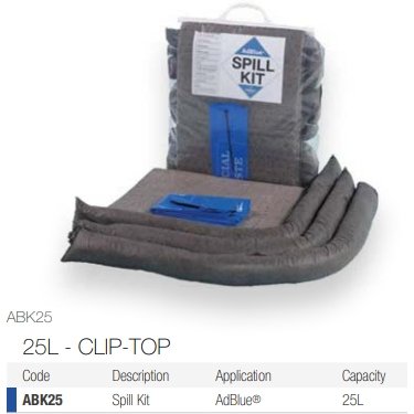 AdBlue General Spill Kit - Warehouse Storage Products