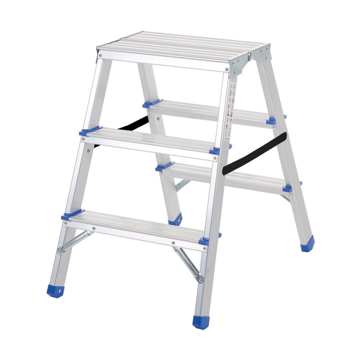 Aluminium Folding Handy Steps (2 & 3 Treads) - Warehouse Storage Products