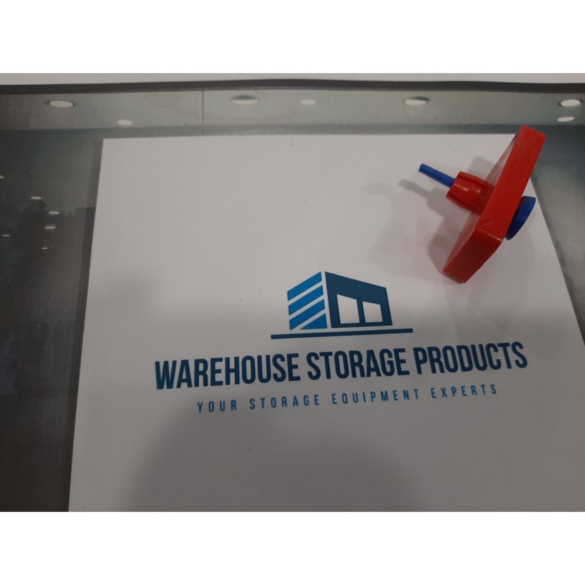 Apex Red & Blue Plastic Lock - Warehouse Storage Products