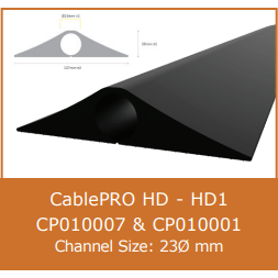 CablePro HD 3M & 9M Single & Double Cable Protector - Warehouse Storage Products