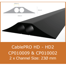 CablePro HD 3M & 9M Single & Double Cable Protector - Warehouse Storage Products