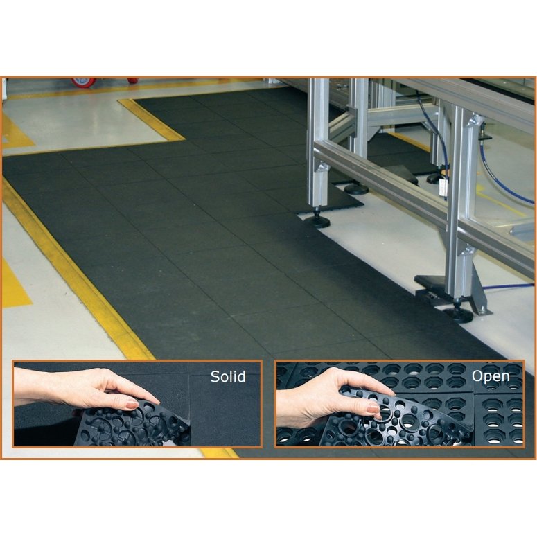 Coba Solid & Open Fatigue Step Floor Matting - Warehouse Storage Products