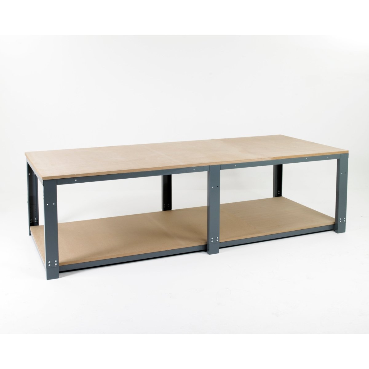 Complete Modular Work Bench With Base Shelf 1000Kg Capacity - Warehouse Storage Products