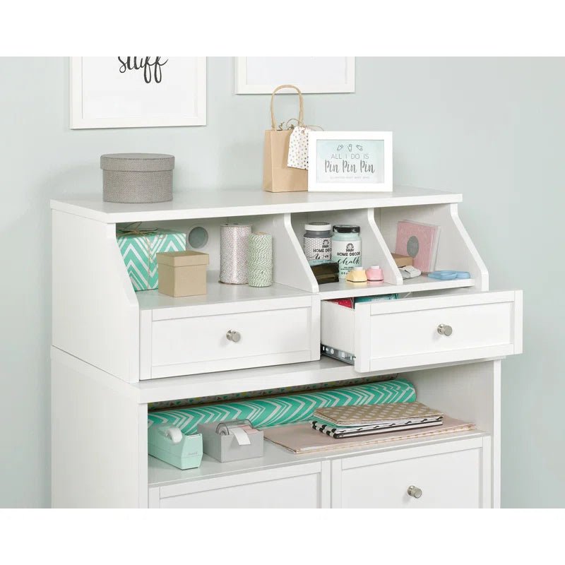 White craft storage cabinet deals