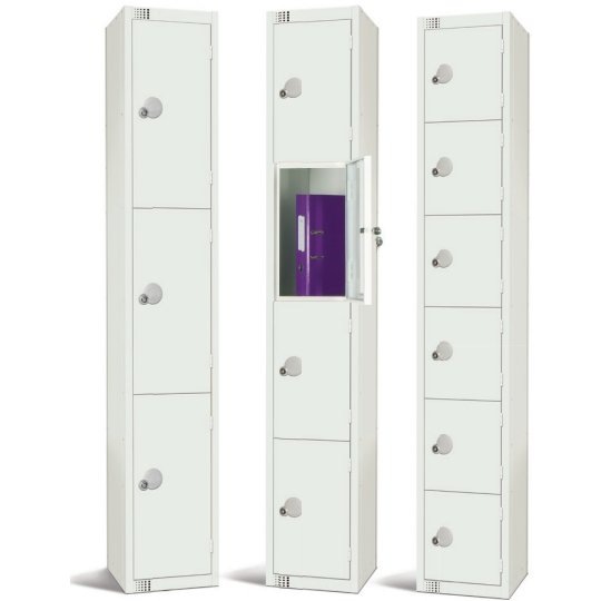 Elite White Lockers - Warehouse Storage Products