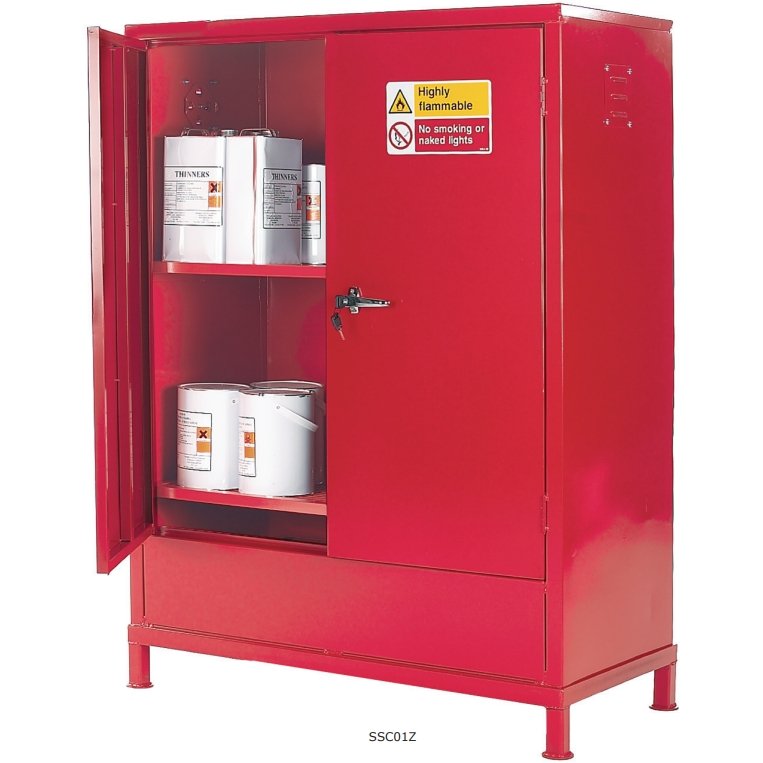 Flammable and Hazardous Substance Heavy Duty Security Storage Cabinet - Warehouse Storage Products